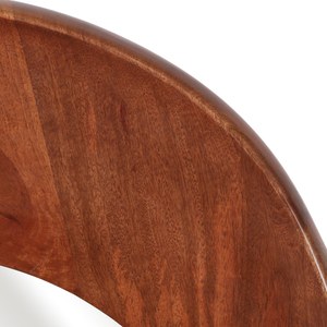 Specchio da parete ovale in legno di mango, elegante decorazione per la casa, per camera da letto, corridoio, ingresso - Product Image 5