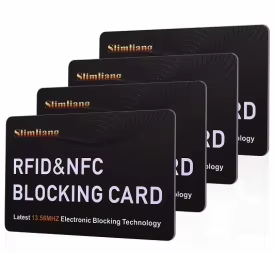 Bloqueador de Tarjetas RFID Sin Contacto Antirrobo, Precio de Fábrica, Venta al Por Mayor, para Tarjetas de Visita y Pagos, Mini Etiqueta Impermeable - Product Image 4