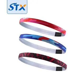 Shuntaiixn-Mini diadema elástica antideslizante para hombre, banda para la cabeza de silicona para hacer ejercicio, Yoga, correr y hacer ejercicio