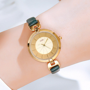 New fashionable and best-selling waterproof women's watch with a retro style large dial and thin strap - Product Image 2