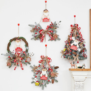 <b>Christmas</b> Decorations Including Bows Wreaths Vines <b>Christmas</b> <b>Trees</b> Door <b>Wall</b> Hangers Eco-Friendly PE Material - Product Image 3