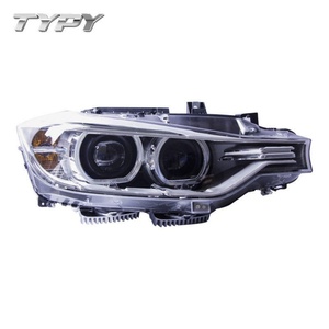 Conjunto de Faros Delanteros para BMW Serie 3, Modificación con Luz Diurna LED, Señal de Giro, Lente de Xenón, Faro Delantero 2013-2015 - Product Image 1