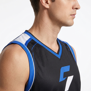 Storm Fit Men's Basketball Uniform Set Sublimated Print Sleeveless V-Neck Moisture Wicking Athletic Team <b>Name</b> Number 23 - Product Image 4