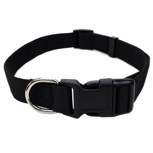 2024 muestra gratis de fábrica al por mayor sublimación suministros para mascotas personalizado ajustable en blanco collar de perro de nailon liso - Product Image 5