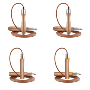 Logo personnalisé lourd <span class=keywords><strong>corde</strong></span> <span class=keywords><strong>à</strong></span> <span class=keywords><strong>sauter</strong></span> en cuir de vache manche en bois équipement de fitness <span class=keywords><strong>corde</strong></span> <span class=keywords><strong>à</strong></span> <span class=keywords><strong>sauter</strong></span> numérique - Product Image 3