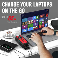 Gooloo GT4000S Ön Isıtmalı Aküsüz Çalıştırıcı Kamyon Araba Dijital Ekranlı Tüm Benzinli 10L Dizel Motor Güçlendirici Powerbank 4000A