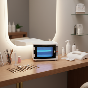 Esterilizador de Herramientas de Uñas Vevor de 12L, Gabinete UV con Luz LED de 185nm, Equipo de Belleza Profesional - Product Image 2