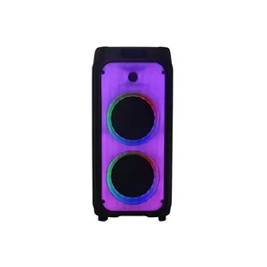 Temeisheng Speaker pesta TMS-811, Ideal untuk Karaoke rumah, pesta, pertunjukan panggung dengan dukungan penyesuaian gema/Treble/Bass