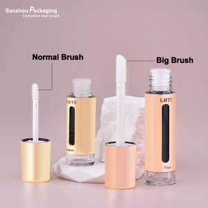 Flacon vide de 7 ml pour fond de teint avec fenêtre et grand applicateur, emballage pour <span class=keywords><strong>blush</strong></span> liquide et gloss à lèvres - Product Image 3