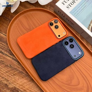 Étui pour <span class=keywords><strong>iPhone</strong></span> 16 <span class=keywords><strong>Pro</strong></span> en <span class=keywords><strong>Alcantara</strong></span>, étui de téléphone en <span class=keywords><strong>Alcantara</strong></span>, étui en cuir pour téléphone portable <span class=keywords><strong>14</strong></span> <span class=keywords><strong>Pro</strong></span> Max - Product Image 4