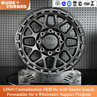 Jantes tout-terrain GUDE les plus vendues, 16, 17, 18 pouces, jantes à rebord profond, PCD 6x139.7, alliage, jantes 4x4 pour Chevy Silverado