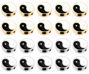 Risultati all'ingrosso creazione di gioielli yin yang perline risultati di gioielli fai da te per braccialetto - Product Image 2