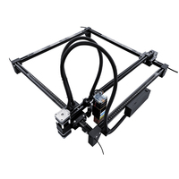 Acmer 10W Mini CNC grabador láser portátil DIY cortador para madera y Metal 400*400mm área 3D característica para acrílico-para uso doméstico