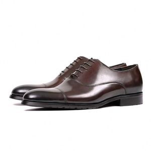 2025 New Men's Luxury Casual Shoes <b>Pointed</b> Toe Office Career Breathable Lightweight Customized High Quality Valentina Leather - Product Image 2
