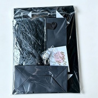 Boîte cadeau pliable en carton laminé avec nœud, boîte d'emballage pour foulard en soie couleur unie - Stock transfrontalier prêt à l'emploi du fabricant
