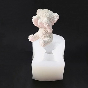 Bear <b>Silicone</b> Mold 3D Cartoon DIY Cake <b>Baking</b> Mold Flexible Reusable Food Safe - Product Image 3