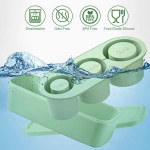 Bandeja para Cubitos de Hielo para Vasos Stanley de 30 y 40 oz, Moldes de Silicona para Cubitos de Hielo con Tapa y Contenedor, Máquina para Hacer Hielo para Enfriar Cócteles - Product Image 6