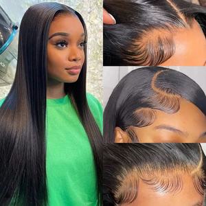 13x6 HD <b>Lace</b> Frontal <b>Wigs</b>,Virgin Glueless <b>Wigs</b> Human Hair , Cuticle Aligned Peruvian Hair HD <b>Lace</b> Frontal <b>Wigs</b> for Black Women - Product Image 4