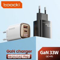 Toocki Safe GaN 33W Chargeur Protection contre les surintensités/surtensions et matériau PC + ABS pour une charge quotidienne