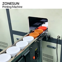 Machine d'impression sérigraphique verticale automatique de haute précision pour bouteilles rondes et cylindriques ZONESUN ZS-SWP3