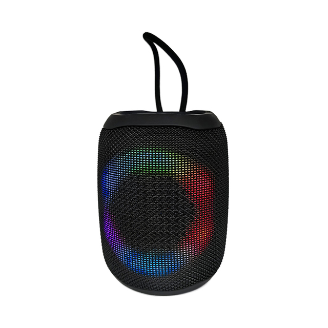 Popular Design 5W 1200mAh Fabric Bluetooth Speaker with RGB Night Perfect for Outdoor Sports Like Climb Mountain