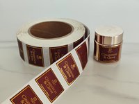 Autocollants d'étanchéité personnalisés haut de gamme papier adhésif PET résistant à l'huile finition à usage industriel Express pour cadeaux de biscuits de gelée de chocolat