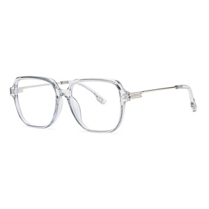 Gafas Rectangulares Qianai con Montura Completa, Anti-Luz Azul, Unisex, Lentes AC Q2-6330 con Remaches de Puntos - Product Image 4