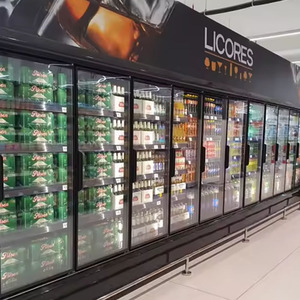 Réfrigérateur commercial pour boissons, vitrine réfrigérée à porte vitrée, série DMM, pour supermarché - Product Image 6