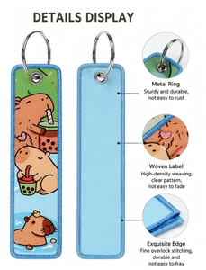 Llavero Colgante de Regalo con Diseño de Anime y Dibujos Animados: <span class=keywords><strong>Totoro</strong></span>, Bola de Carbón, Aleación, Impresión Digital, Tejido, Cara de <span class=keywords><strong>Chihiro</strong></span>, Diseño Masculino Sin Rostro - Product Image 3