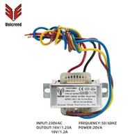 EI 220V/230V a 6V/9V/12V/16V/18V 24V Transformador lineal de energía eléctrica Transformador de bajo voltaje de seguridad y seguridad