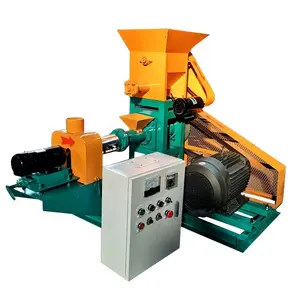 fish cat dog floating feed animal poultry food production line small household feed pellet machine for wholesale