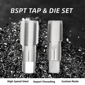 High Quality RST Brand Professional BSPT Pipe Tap and Die Set High Speed Steel M6x1mm <b>Thread</b> 1 Year Warranty - Product Image 2