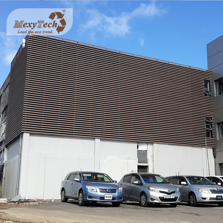 Conception personnalisée imperméable à l'eau haute pression stratifié revêtement de mur composé en plastique en bois