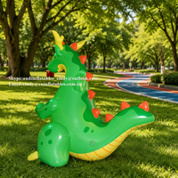 Modèle de dragon gonflable décoratif en PVC de la marque GZAD IBG69, prix bas, mascotte à vendre