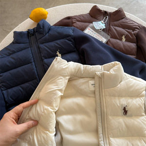 Piumini per bambini inverno nuovi arrivi abbigliamento da ragazzi e da ragazza piumini ricamati piumini per bambini - Product Image 3