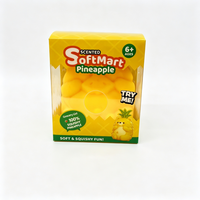 Siap Kirim Mainan Squishy Bentuk Beruang Nanas Kuning Jumbo Lucu, Slow Rising, Pereda Stres, Fidget Toy
