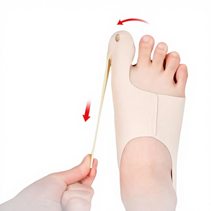 नए आगमन समायोज्य लचीला हथौड़ा पैर की अंगुली सुधाराकर्ता लुभावनी कपड़े बायूनियन सुधार जेल टो स्प्रिंट - Product Image 1