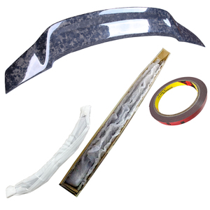 For CLS C218 W218 R Style Forged Carbon Fiber Rear Spoiler Trunk Wing 2011-2019 - Product Image 6