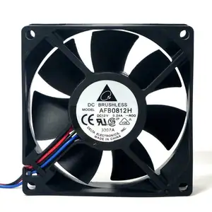 Orijinal afb088025 dc fan 80mm fan DC 12V 0.24A pc kasa 3-pin sunucu eksenel soğutma fanı