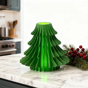 ANTINSKY Abat-jour de Noël imprimé en 3D ART DECO, couvercle de lampe créatif minimaliste pour chambre - Product Image 3