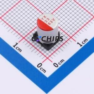 SPT1JM330E08TRVZC ตัวเก็บประจุแบบแข็ง SMD, D6.3xL8 มม. ( ความจุ: 33uF ) ( ความแม่นยำ: 20% แรงดันไฟฟ้าที่กำหนด: 63V ) - Product Image 1