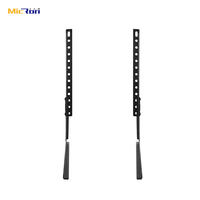 Support d'écran universel MICRON Support de bureau TV Support de base pour moniteur LED Support pour téléviseur Support pour double moniteur