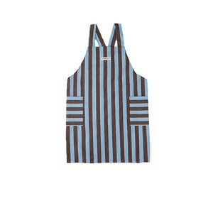 Stripe Kitchen Apron Polyester No-Tie Cooking Apron For Women Men Daily Use - Product Image 5