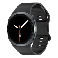 Correas de Repuesto de Goma Ajustables y Transpirables Clásicas Win-Win con Hebilla de Acero para Samsung Galaxy Watch 8 40mm 44mm