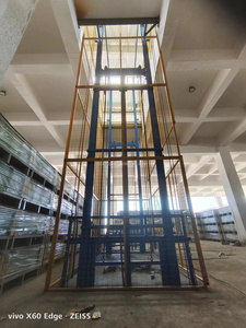 Ascensore Merci Personalizzato con Capacità 500kg-5000kg, Idraulico/Elettrico, <span class=keywords><strong>per</strong></span> Interni/Esterni, Montaggio a Parete, Tipo su Rotaia, Costruzione in Acciaio - Product Image 6