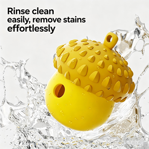 Juguete Masticable Interactivo <span class=keywords><strong>para</strong></span> Perros con Dispensador de Golosinas, de Goma Duradera y No Tóxica, Comedero Lento con Rompecabezas y Limpieza Dental - Product Image 4