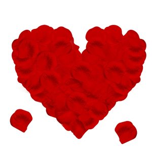 1000 pièces de fleurs artificielles, roses romantiques, décoration de mariage, jetée de fleurs, décoration d'hôtel, fleurs artificielles, pétales de rose non tissés - Product Image 1