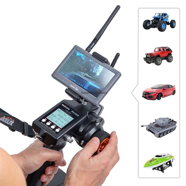 Ledi Rc4Gs V3 Plastic Racing Drone Parts 5-Channel Remote Control Vehicle Gun Control Unmanned Ship & Car 400m Drone Accessories