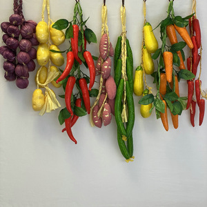 Queyiyi Fleurs et Légumes Artificiels Série Récolte Décoration Suspendue Extérieur Maison Accessoires de Mariage - Product Image 3