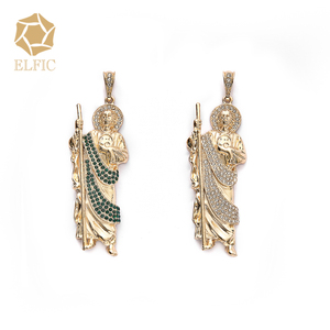 Elfic दुबई सोने के गहने रॉक हार धर्म बिग आभूषण Jude पेंडेंट - Product Image 1